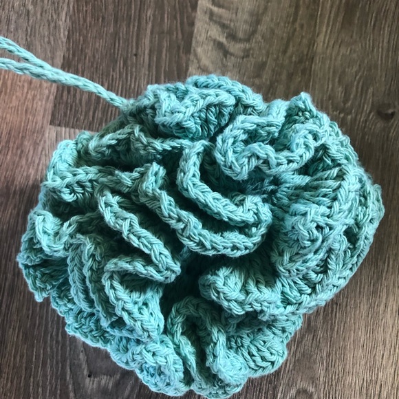 Cotton loufa variety colours peach, mint, soft grey, green blend, yellow, fusia - Picture 5 of 5